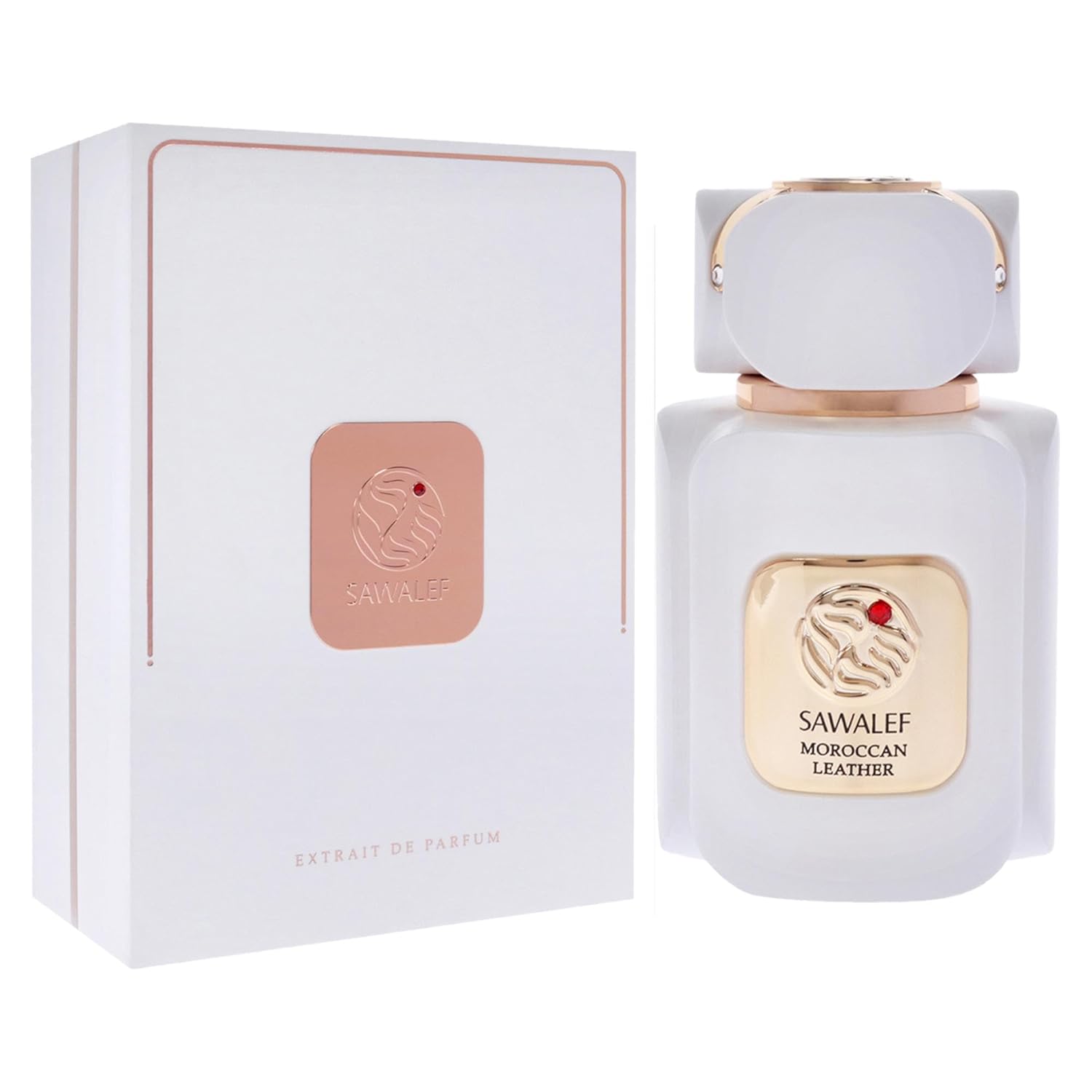 Sawalef – Cuero marroquí por Swiss Arabian  Fragancia floral inspirada en el cuero Extrait De Parfum  Azafrán rico, frambuesa, cardamón, flor de