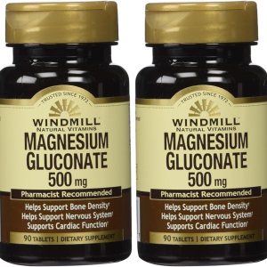 Gluconato de magnesio 500 mg 90 Tb – de Windmill (paquete de 2) Gluconato de magnesio 500 mg 90 Tb – de Windmill (paquete de 2)