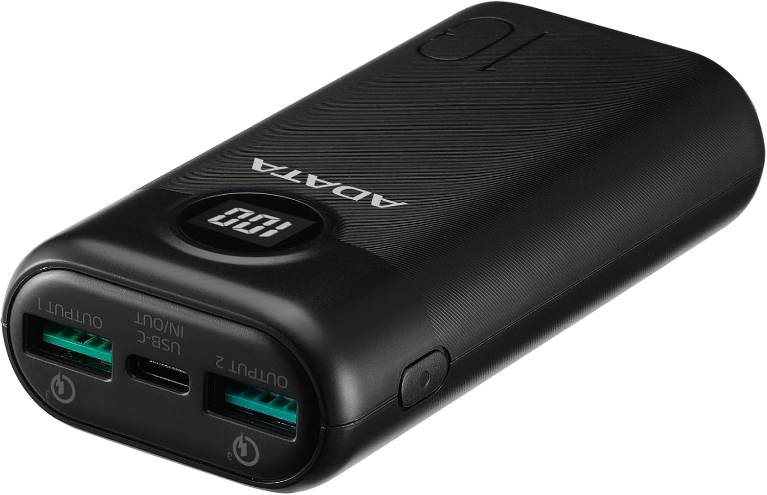 ADATA P10000QCD 10000mAh Qualcomm QC 3.0  USB PD 3.0 Dual USB-A (18W) y USB-C de carga rápida (18W) cargador portátil de banco de energía