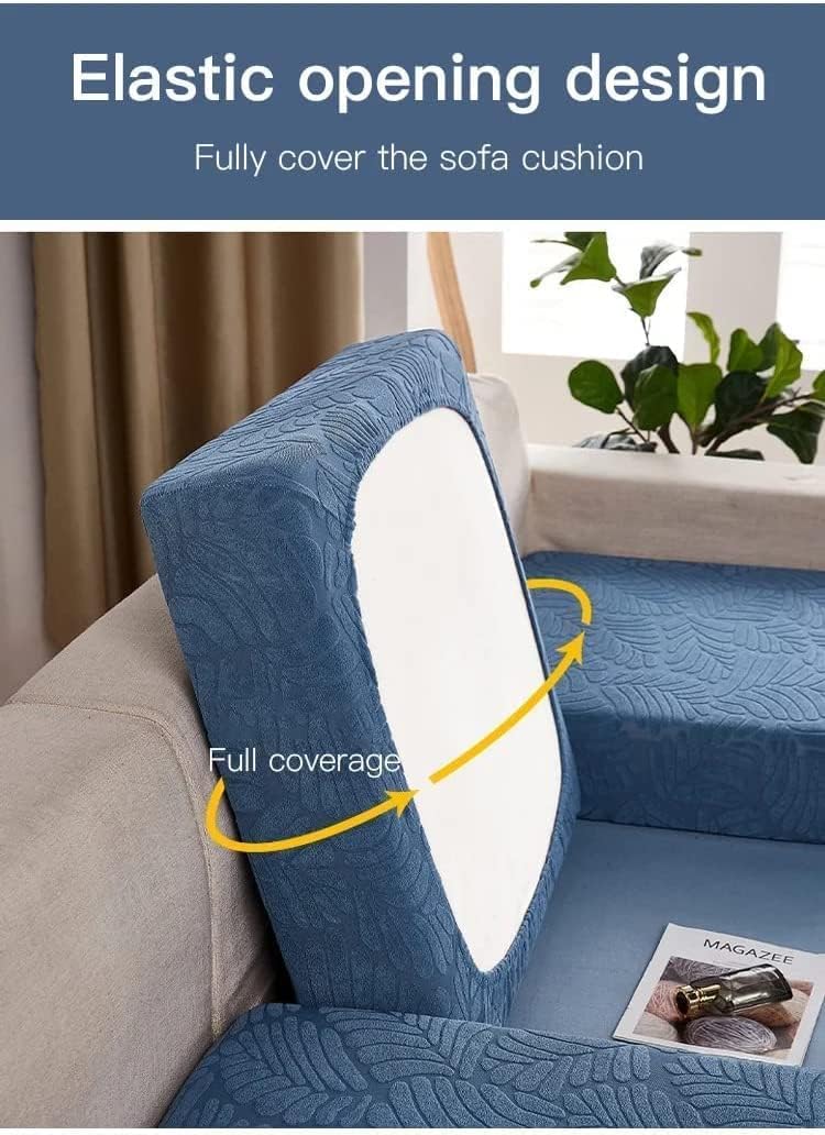 LiveGo Funda universal elástica resistente al desgaste para sofá  Fundas de cojín elásticas para sofá  Forma de L antideslizante y funda para