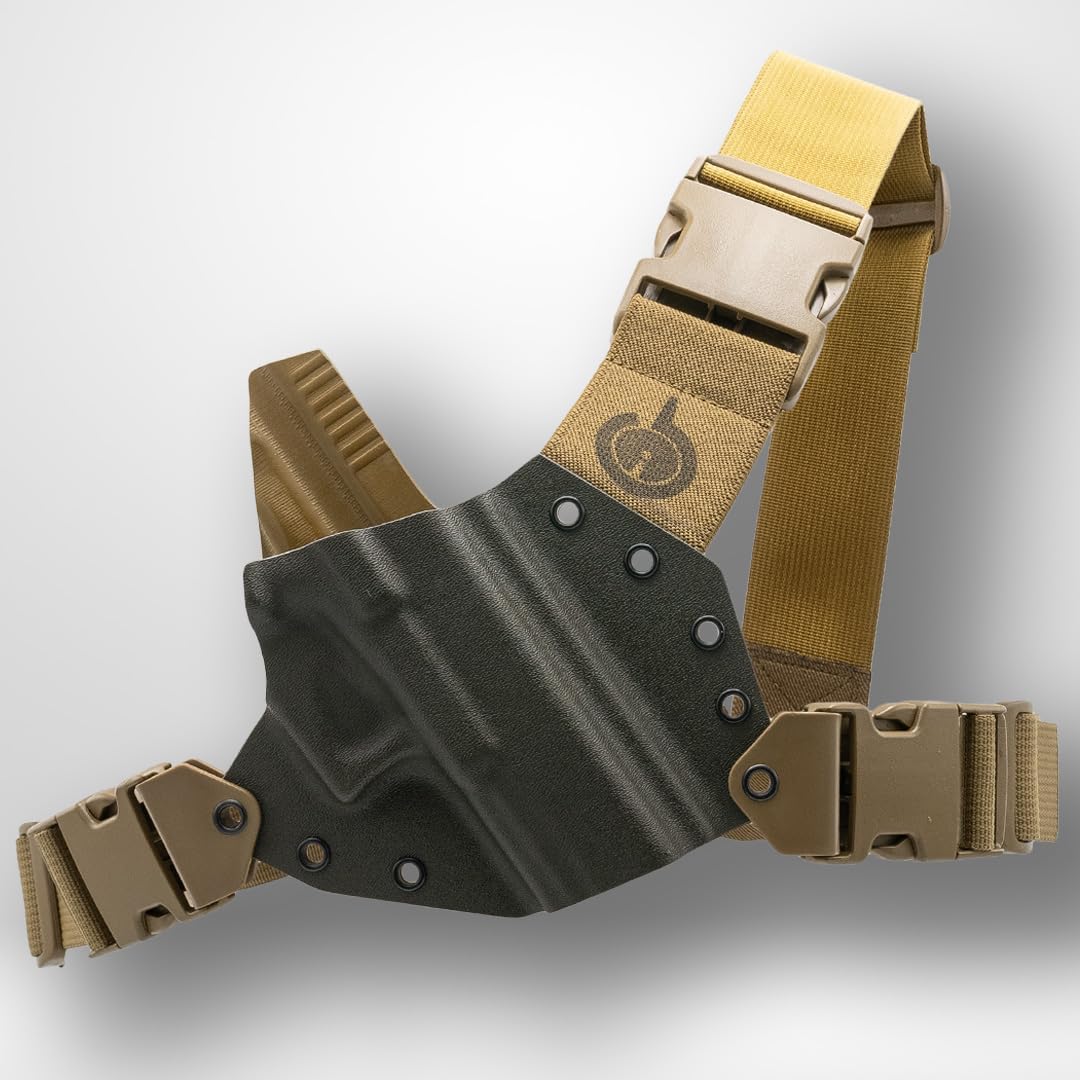 Kenai – Funda de pecho para Glock – MAS GrisCoyote