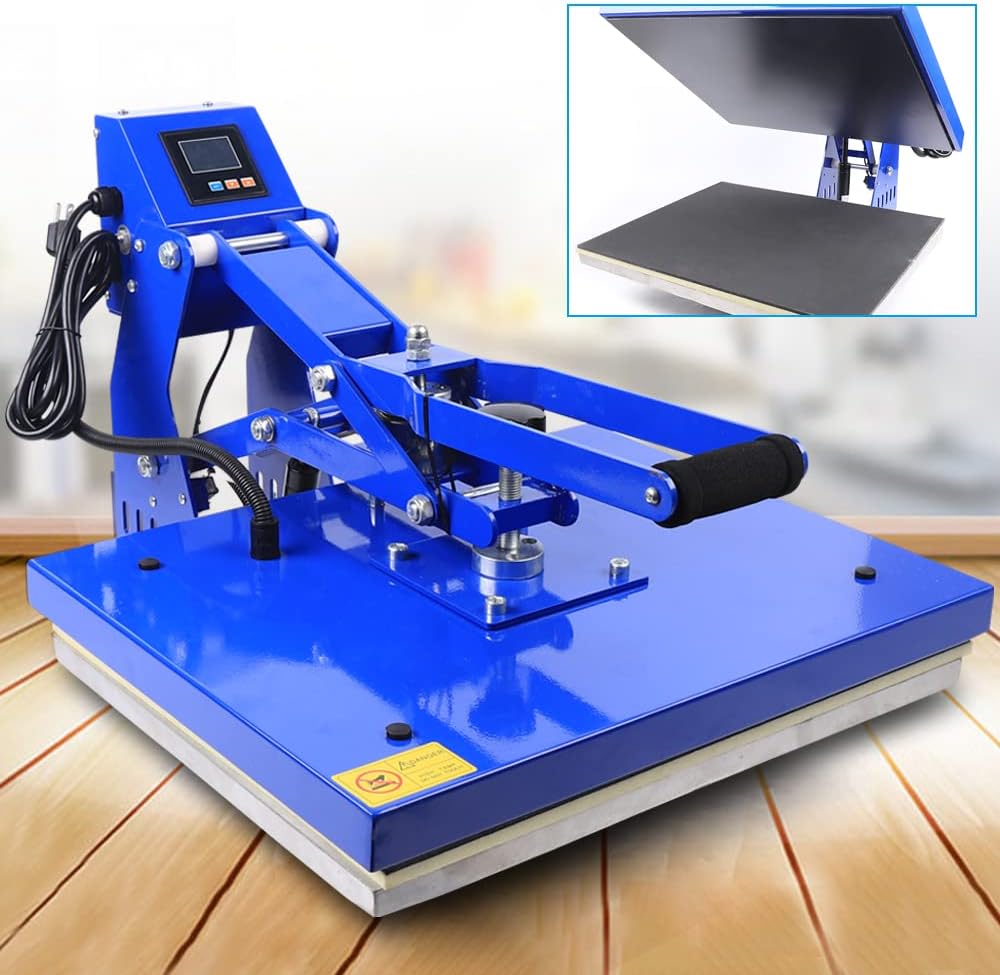 Máquina de prensa de calor de apertura automática, 16 x 20 pulgadas, máquina de prensa de calor de vinilo con carcasa de apertura automática,