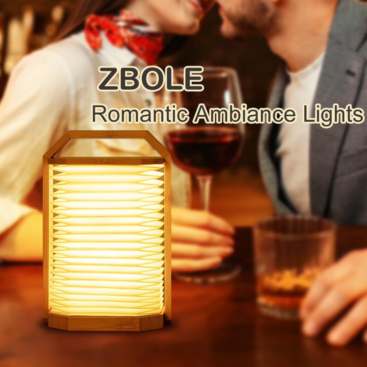 Lámpara de mano, lámpara de ambiente, lámpara portátil de papel plegable, luz nocturna, luces de libro, lámpara de campamento, luces LED para