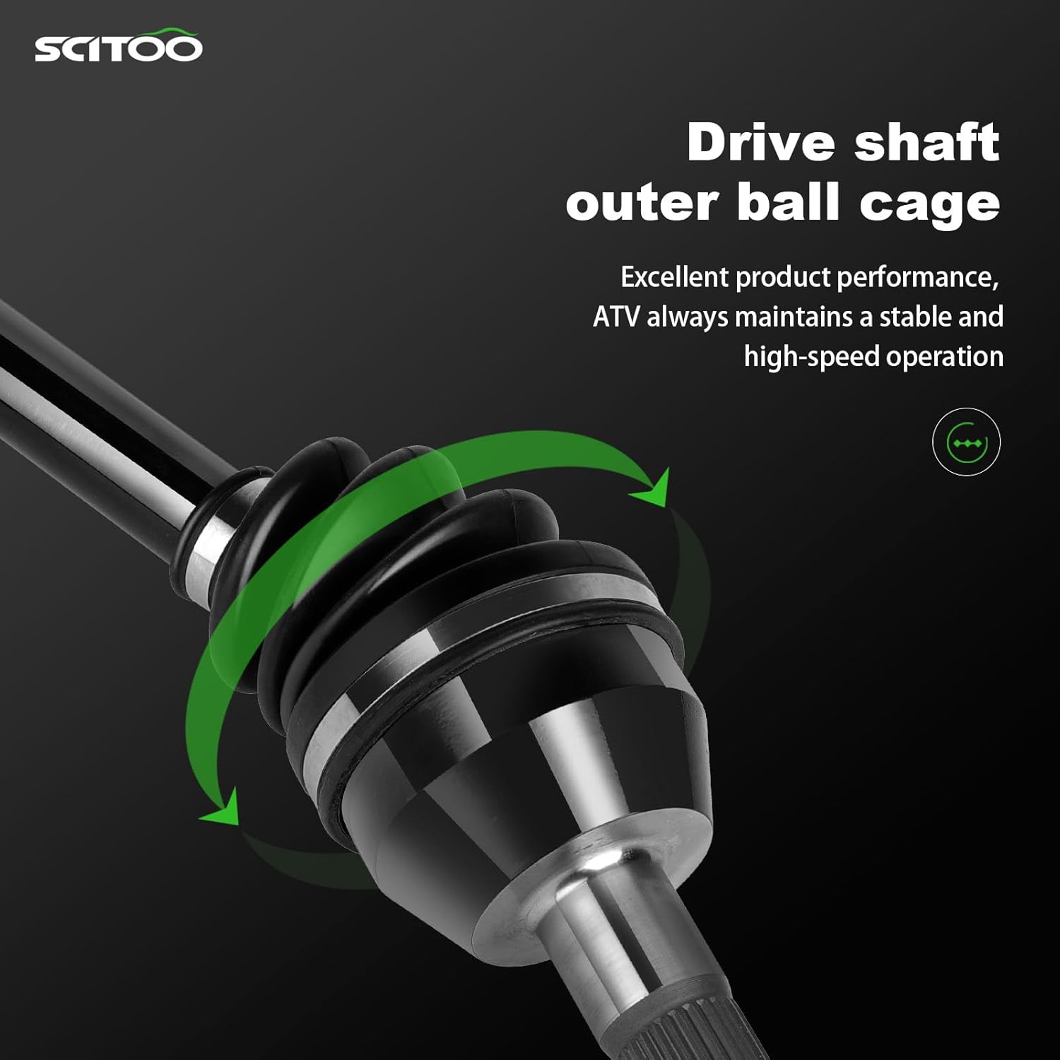 SCITOO Eje CV delantero derecho para 2011-2017 para John Deere Gator XUV 625i 825i 855D