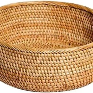 Cesta redonda para llaves para entrada, cesta de almacenamiento de mimbre tejida a mano, cesta decorativa de ratán, cesta decorativa de frutas, Cesta redonda para llaves para entrada, cesta de almacenamiento de mimbre tejida a mano, cesta decorativa de ratán, cesta decorativa de frutas,