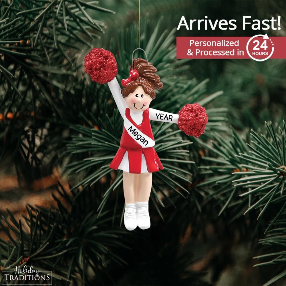 Adornos de Navidad personalizados de animadora 2023  Personalización rápida y gratuita las 24 horas  Animadora con decoraciones de Navidad de