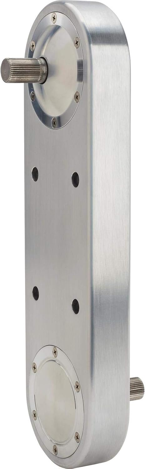 Caja de dirección transparente de 12 pulgadas Offset Steer Drop-Brushed-34-36 Spline