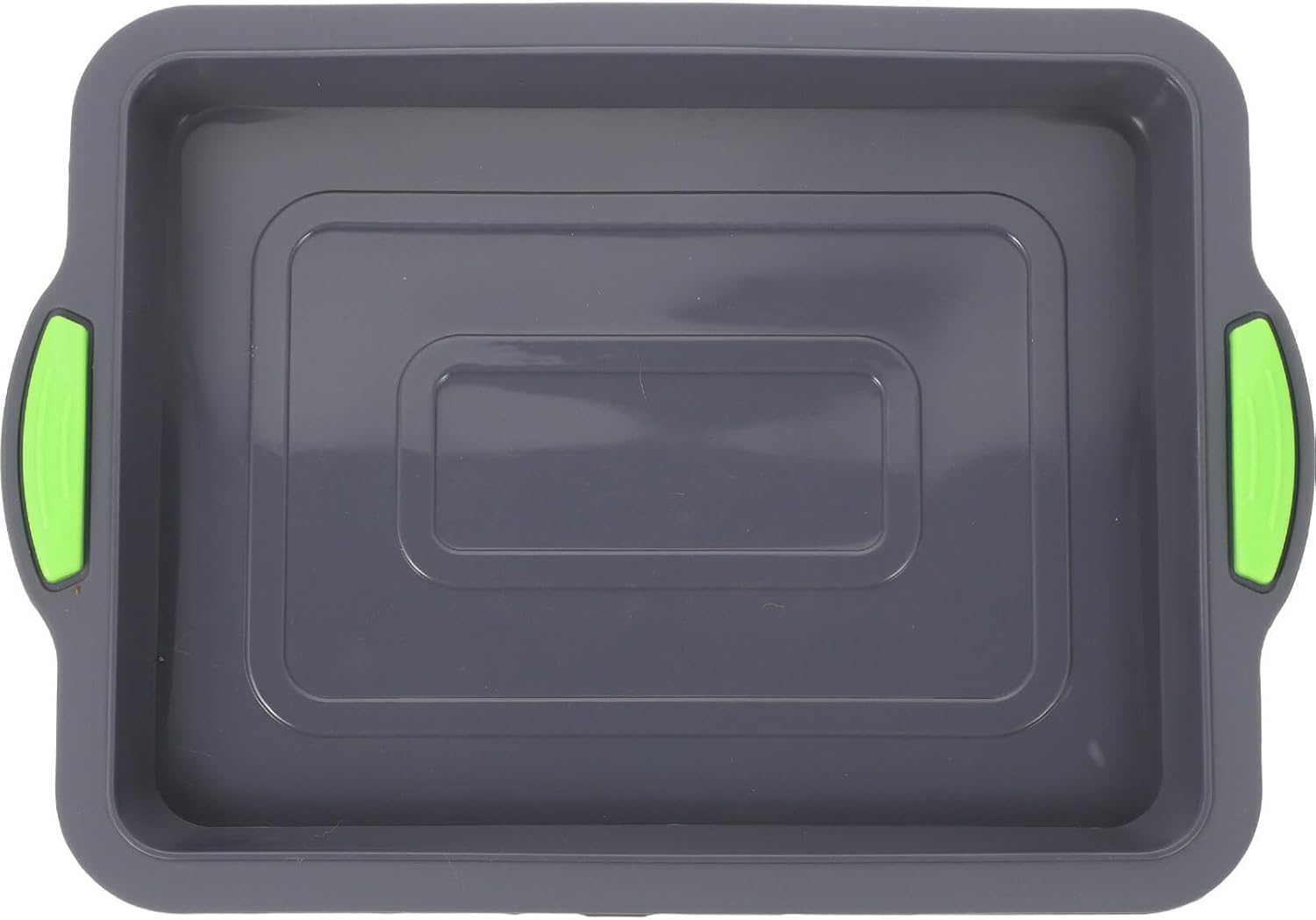 BESTonZON Moldes de silicona para hornear, bandeja para brownies, molde rectangular para tartas, moldes de silicona antiadherentes, bandejas para