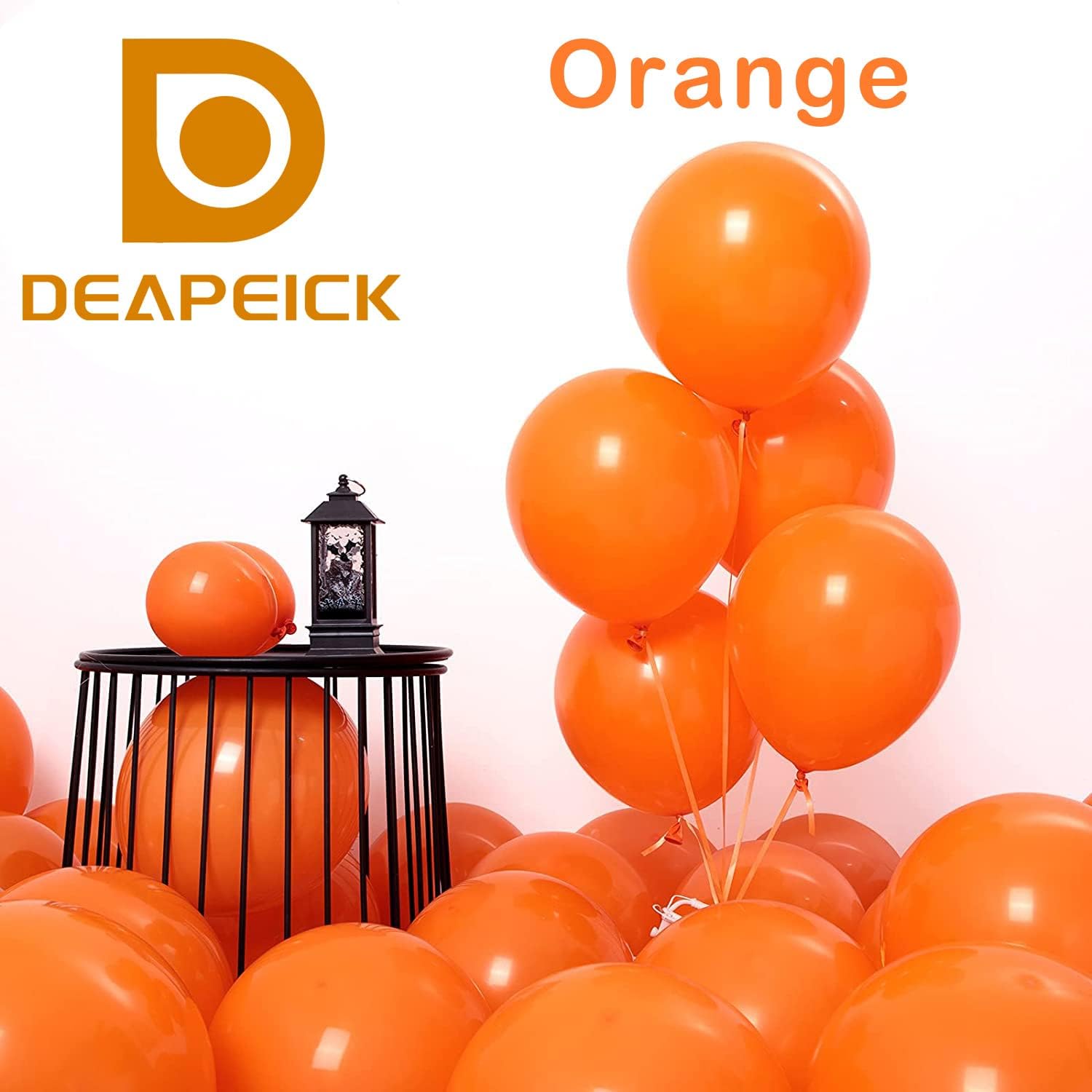 DEAPEICK Kit de guirnalda de globos de baby shower, arco de globos de color naranja pequeño para decoración de cumpleaños, boda, fiesta, telón de