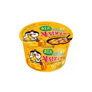 SAMYANG – Tazón grande de ramen sabor a pollo Buldak con queso Donde la especia se encuentra con el queso! 3.7 onzas (paquete de 1) SAMYANG – Tazón grande de ramen sabor a pollo Buldak con queso Donde la especia se encuentra con el queso! 3.7 onzas (paquete de 1)