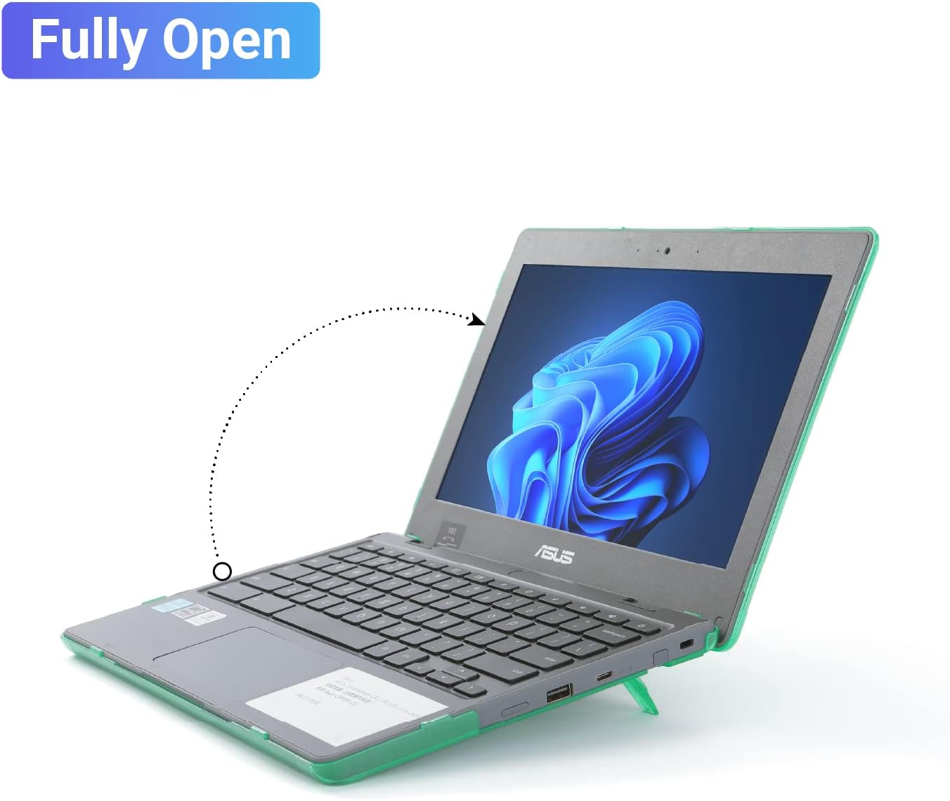 mCover Funda compatible solo con computadoras portátiles ASUS Chromebook CR1 (CR1100CA o CR1100FA 2022  2023) de 11.6 pulgadas (no compatible con