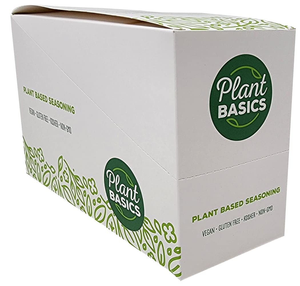 Plant Basics – Condimento a base de plantas, al igual que la carne de res, 2 onzas (paquete de 12), vegano, sin gluten, kosher, sin OMG