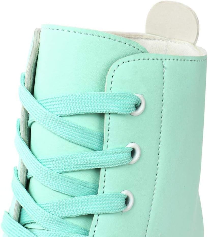 XUDREZ Patines de ruedas para mujeres y hombres, brillantes, de doble fila, cuatro ruedas, patines para mujer con bolsa de zapatos
