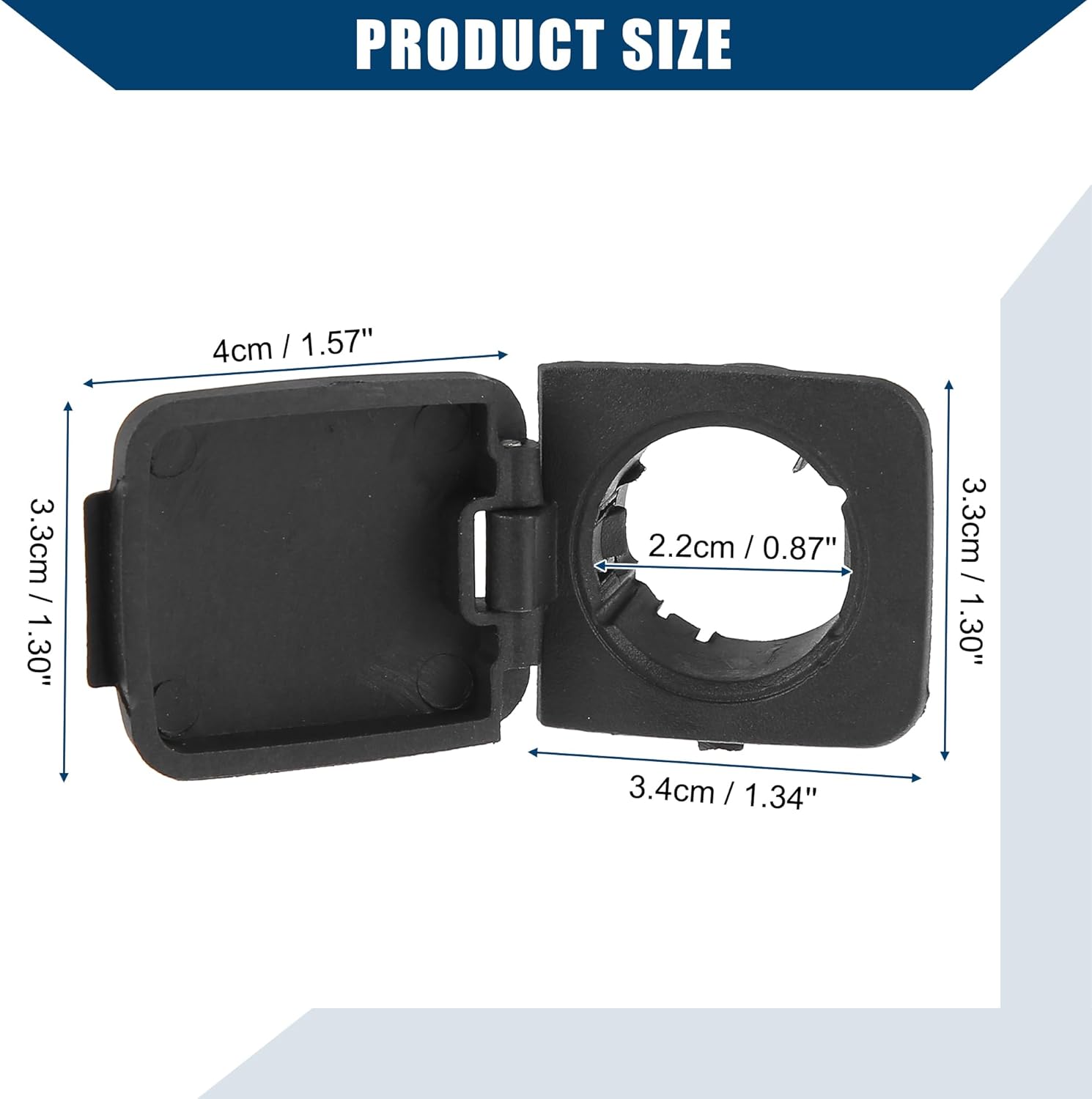 BB5Z-19A487-BATapa delantera derecha12V para Ford F-150 para Ford Edge 2011-2021  Tapa de enchufe para encendedor de cigarrillosImpermeablePlástico
