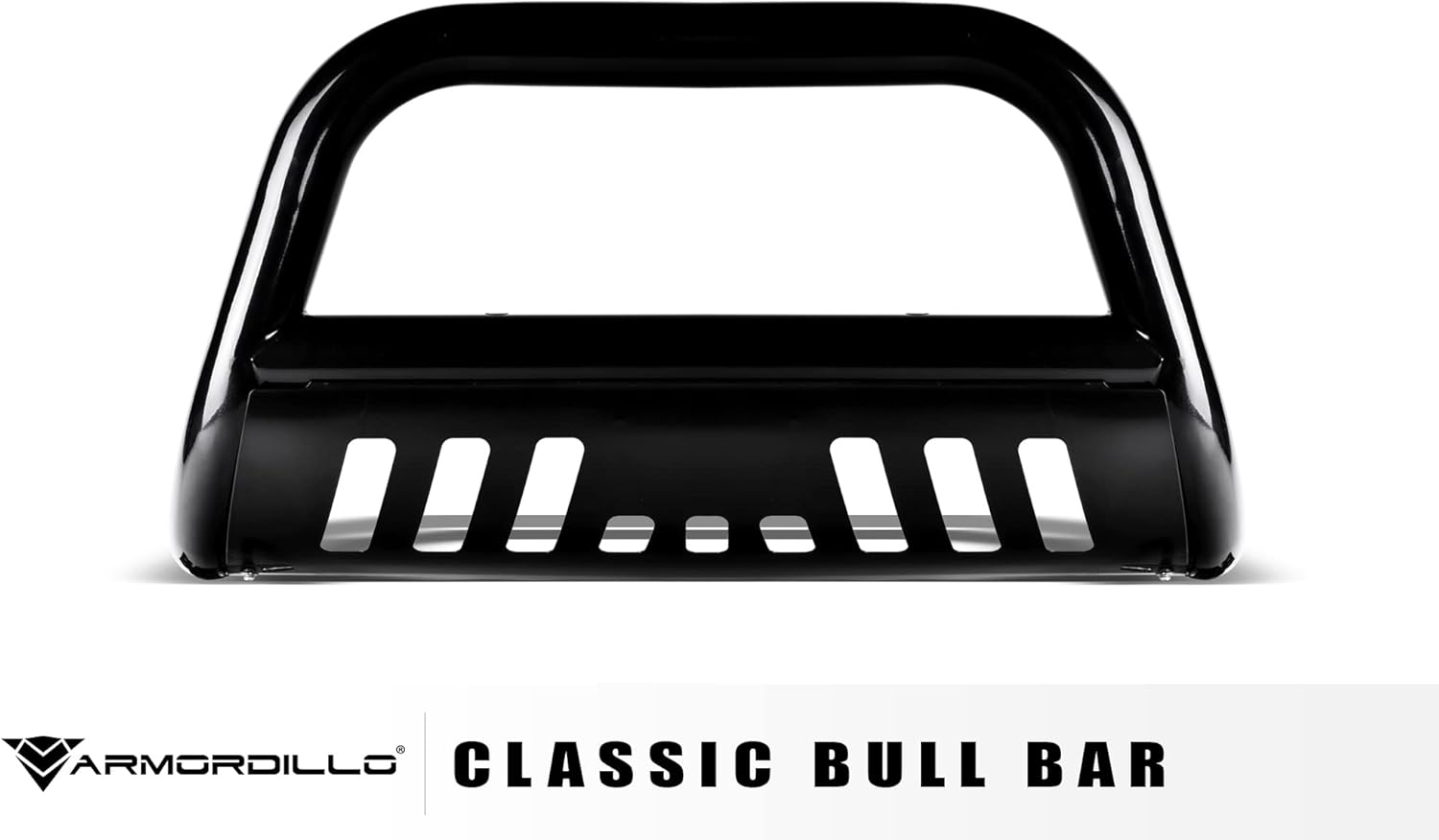 Armordillo 8712986 Classic Series Bull Bar – Negro para Ford F150 2004-2022  Expedition 2003-2017  Lincoln Navigator 2003-2014  Mark LT 2006-2008
