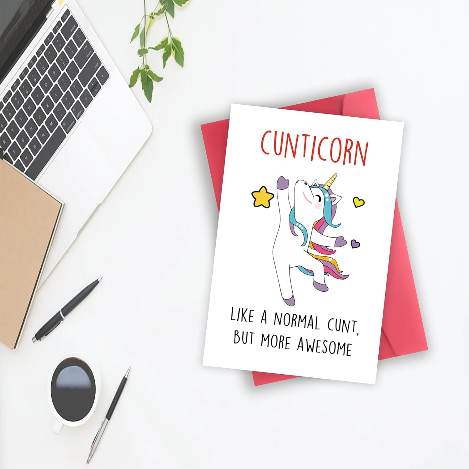 Tarjeta de feliz cumpleaños para mujeres y mujeres, divertido regalo de Cunticorn para prima, gran tarjeta de cumpleaños para mamá abuela, idea
