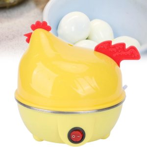 Cocina eléctrica de huevos, olla de huevos hervidos multifuncional, caldera rápida de huevos en forma de pollo, mini máquina de desayuno de apagado Cocina eléctrica de huevos, olla de huevos hervidos multifuncional, caldera rápida de huevos en forma de pollo, mini máquina de desayuno de apagado