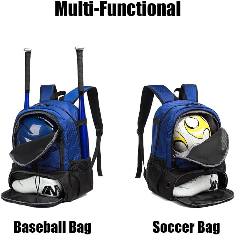Mochila de fútbol juvenil  Bolsa de béisbol, mochila de bate, equipo de pelota en T y sóftbol  Mochila de baloncesto  Bolsa de fútbol de voleibol y