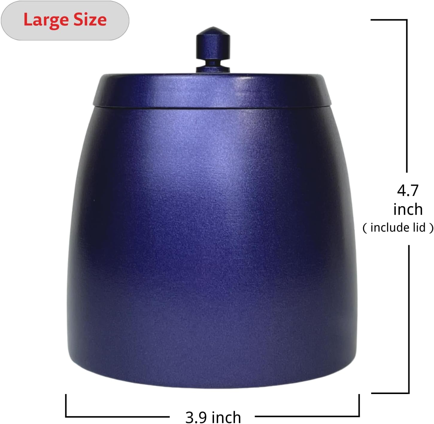 Cenicero grande para exteriores con tapa, cenicero para patio exterior, de acero inoxidable, resistente al viento, sin humo, para balcón, ceniceros