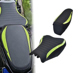 Midimttop Asiento delantero de cuero suave Touring Waterpfroof, cojín para asiento trasero del pasajero, asiento trasero para Ka-wa-sa-ki Z900 Z-900 Midimttop Asiento delantero de cuero suave Touring Waterpfroof, cojín para asiento trasero del pasajero, asiento trasero para Ka-wa-sa-ki Z900 Z-900