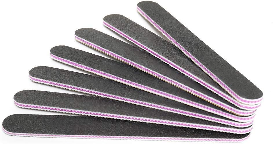 15 limas de uñas mixtas y pulidor con caja, kit de herramientas de manicura profesional para el cuidado de las uñas, bloque amortiguador
