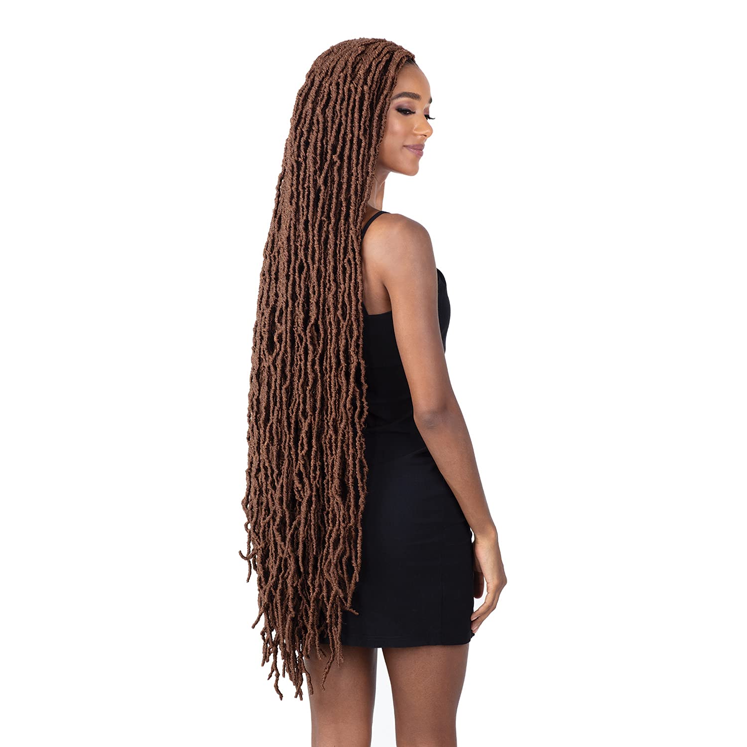 FreeTress – Trenzas de ganchillo 3X Bona Loc de 34 pulgadas (1 paquete, 1B)