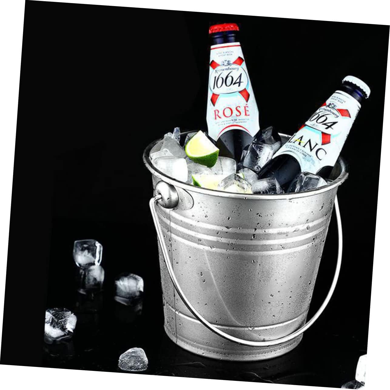 3 piezas mini mini refrigerador mini botellas de alcohol bote de basura con tapa bañera portátil mini refrigerador transparente favorece cubos de