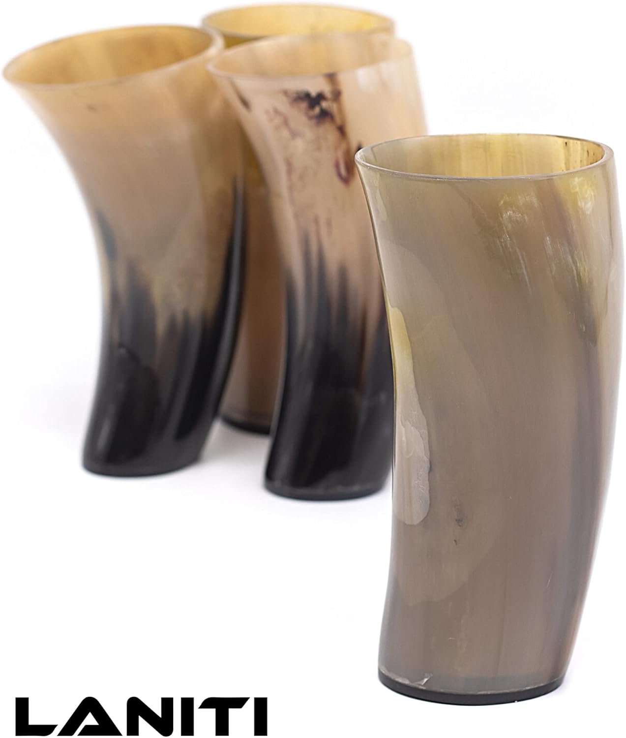 Tazas de cuerno vikingo para beber juegos vikingos de 1-2-4 tazas de cuerno vikingo (1)