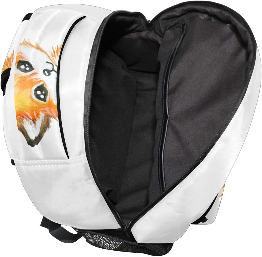 ALAZA Elegante mochila grande personalizada portátil iPad Tablet viaje mochila escolar con múltiples bolsillos, Zorro, Computadora portátil