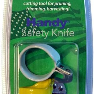 The Original Handy Safety Knife – Cuchillo de anillo utilitario para dedo con hoja afilada y curvada – Handy Gardener’s Three Pack – por Handy Twine The Original Handy Safety Knife – Cuchillo de anillo utilitario para dedo con hoja afilada y curvada – Handy Gardener’s Three Pack – por Handy Twine