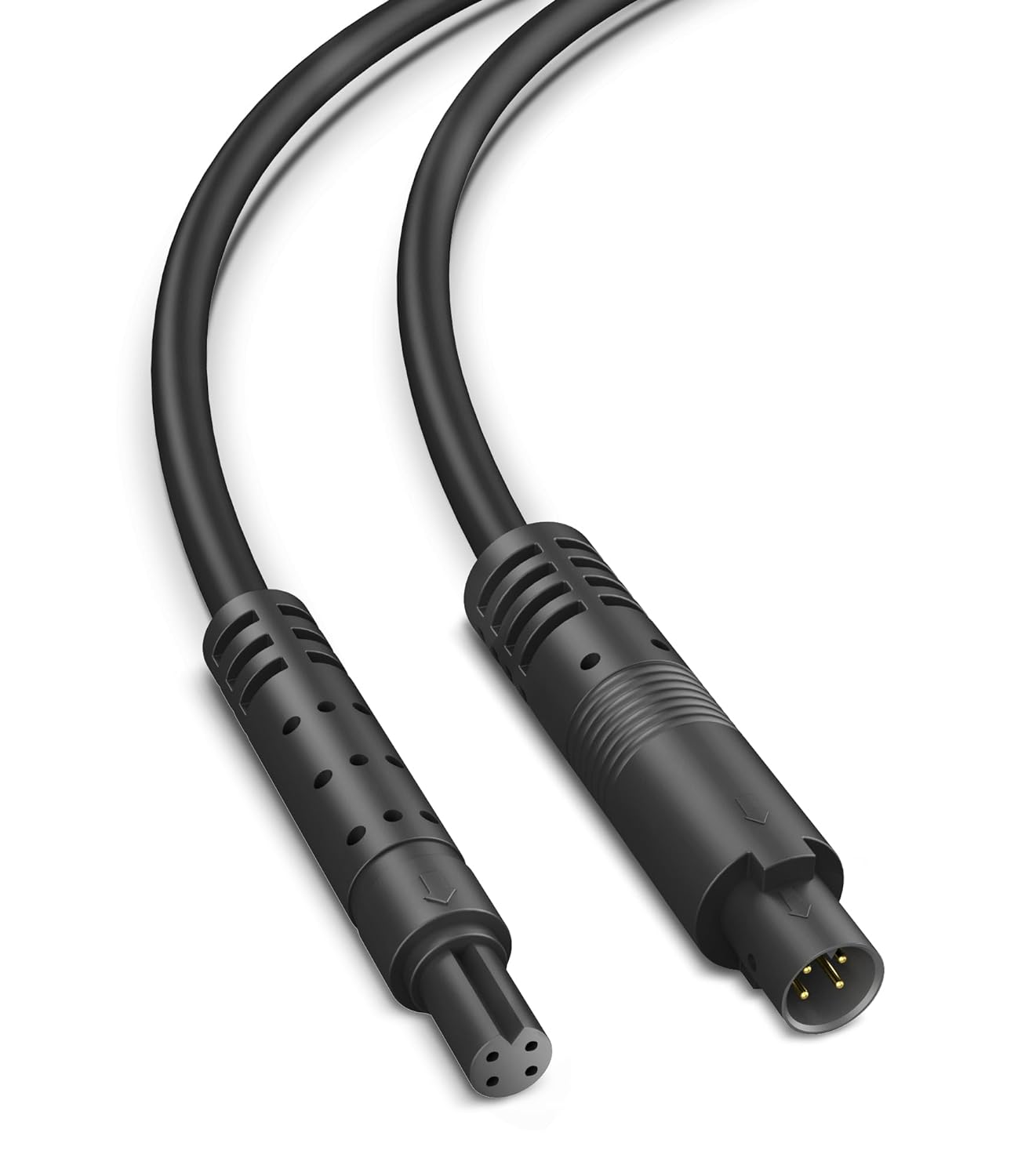 YQMAJIM Cable de extensión de cámara de respaldo de 4 pines, (10 pies 4P) de cobre puro más grueso, cable de extensión de cámara de visión trasera,