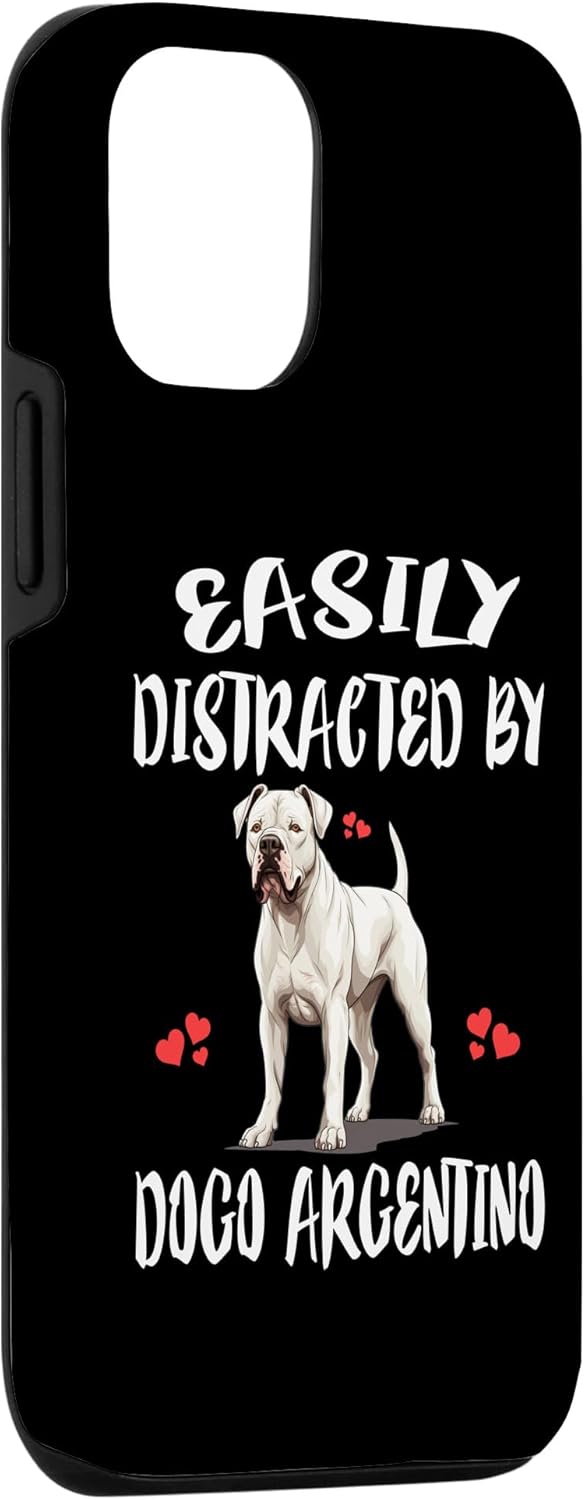 iPhone 13 Pro Easily Distracted By Dogo Argentino Dog Case