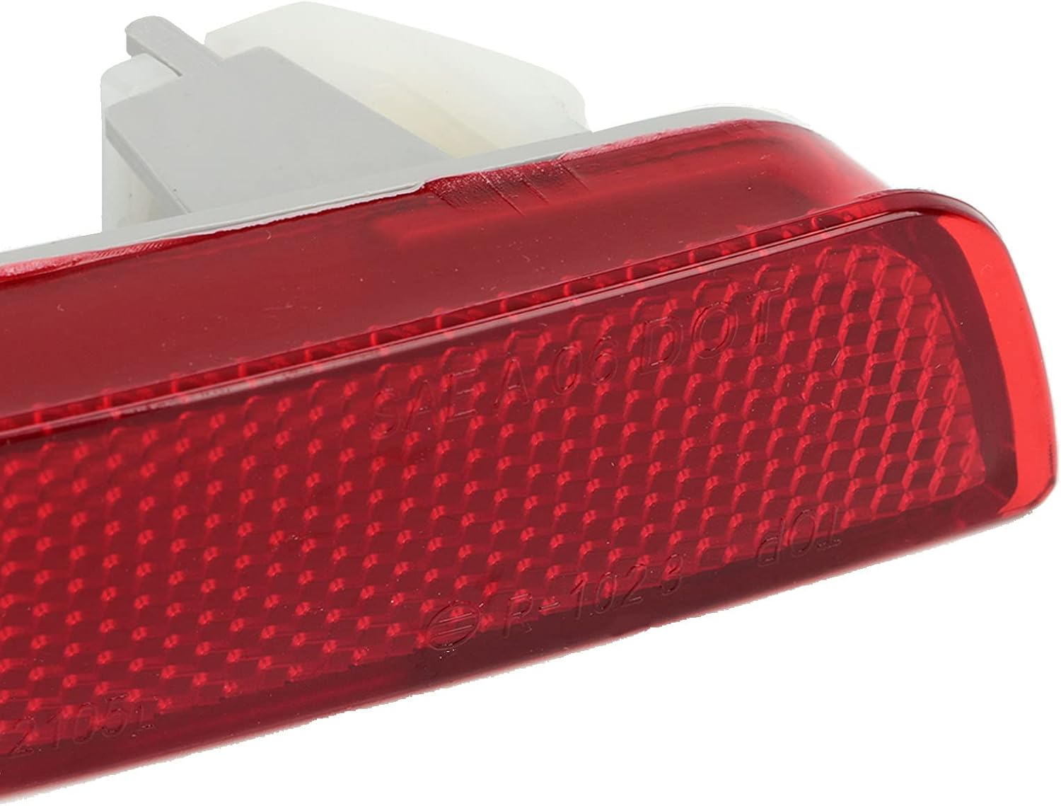 Cubierta de tira reflectora de parachoques, juego de reflectores de parachoques trasero izquierdo derecho superficie lisa 265605C000 repuesto para