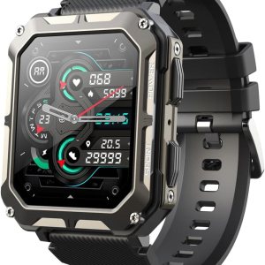 Relojes inteligentes militares de 1.83 pulgadas para hombres, reloj táctico de presión arterial, hacer y responder llamadas, contador de pasos con Relojes inteligentes militares de 1.83 pulgadas para hombres, reloj táctico de presión arterial, hacer y responder llamadas, contador de pasos con