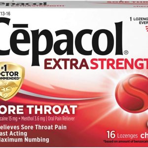 Cepacol Pastillas extra fuertes para el dolor de garganta, cereza 16ct Cepacol Pastillas extra fuertes para el dolor de garganta, cereza 16ct