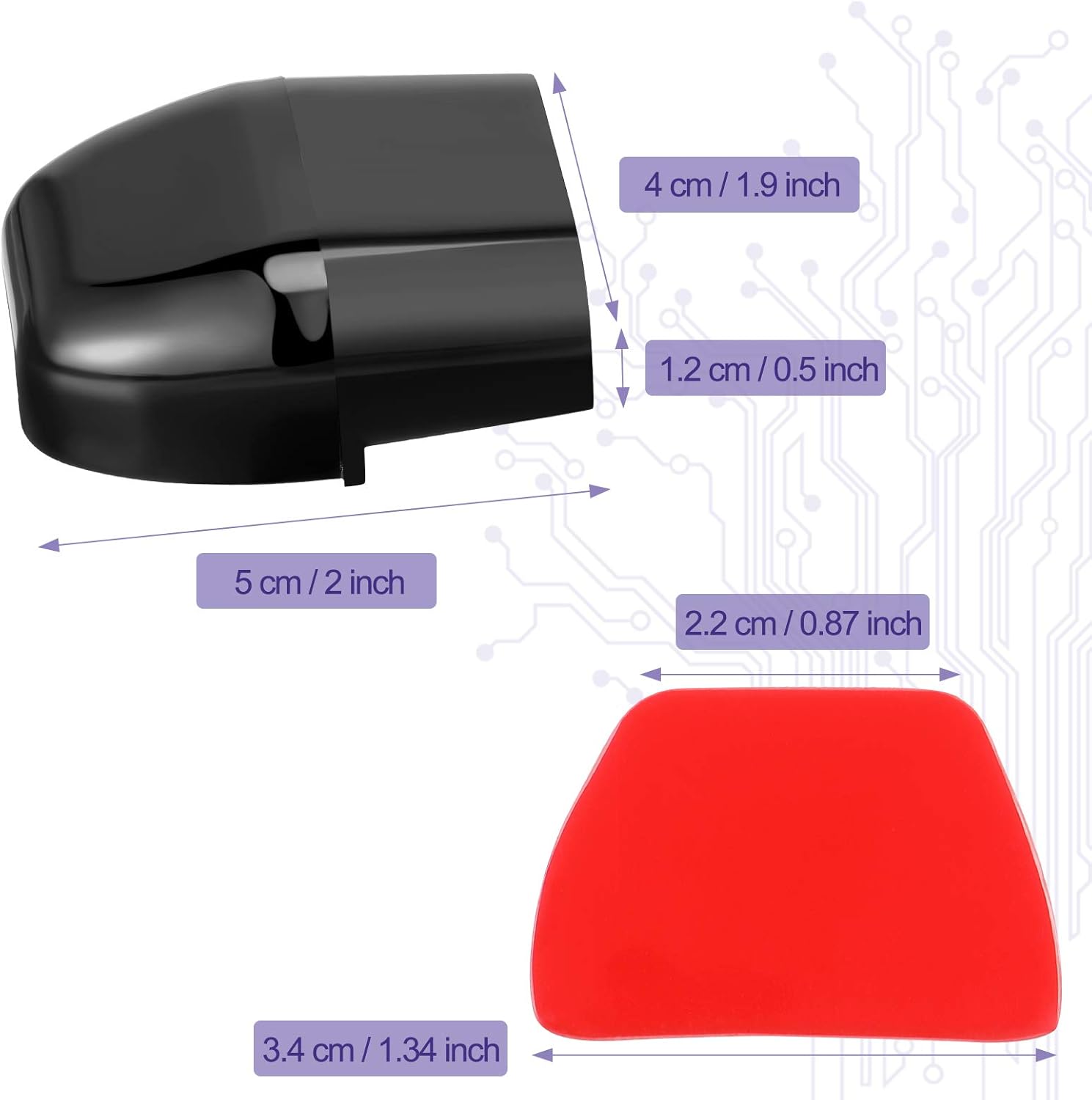 BBTO 8 dispositivos de silbato de advertencia de ciervos de automóvil de doble construcción, dispositivos de silbato de advertencia de ciervos,