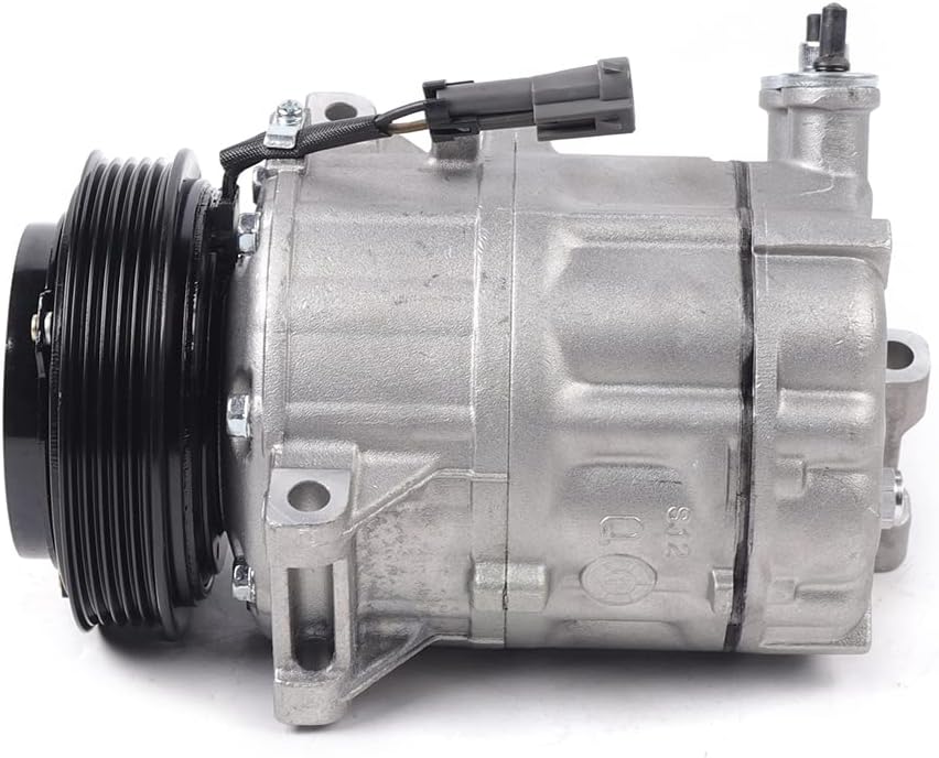 KinHall Compresor de aire acondicionado con embrague para Saturn Ion 4 puertas 2.2L 2.4L 2005-2007 AC AC Compresor y embrague AC Aire acondicionado
