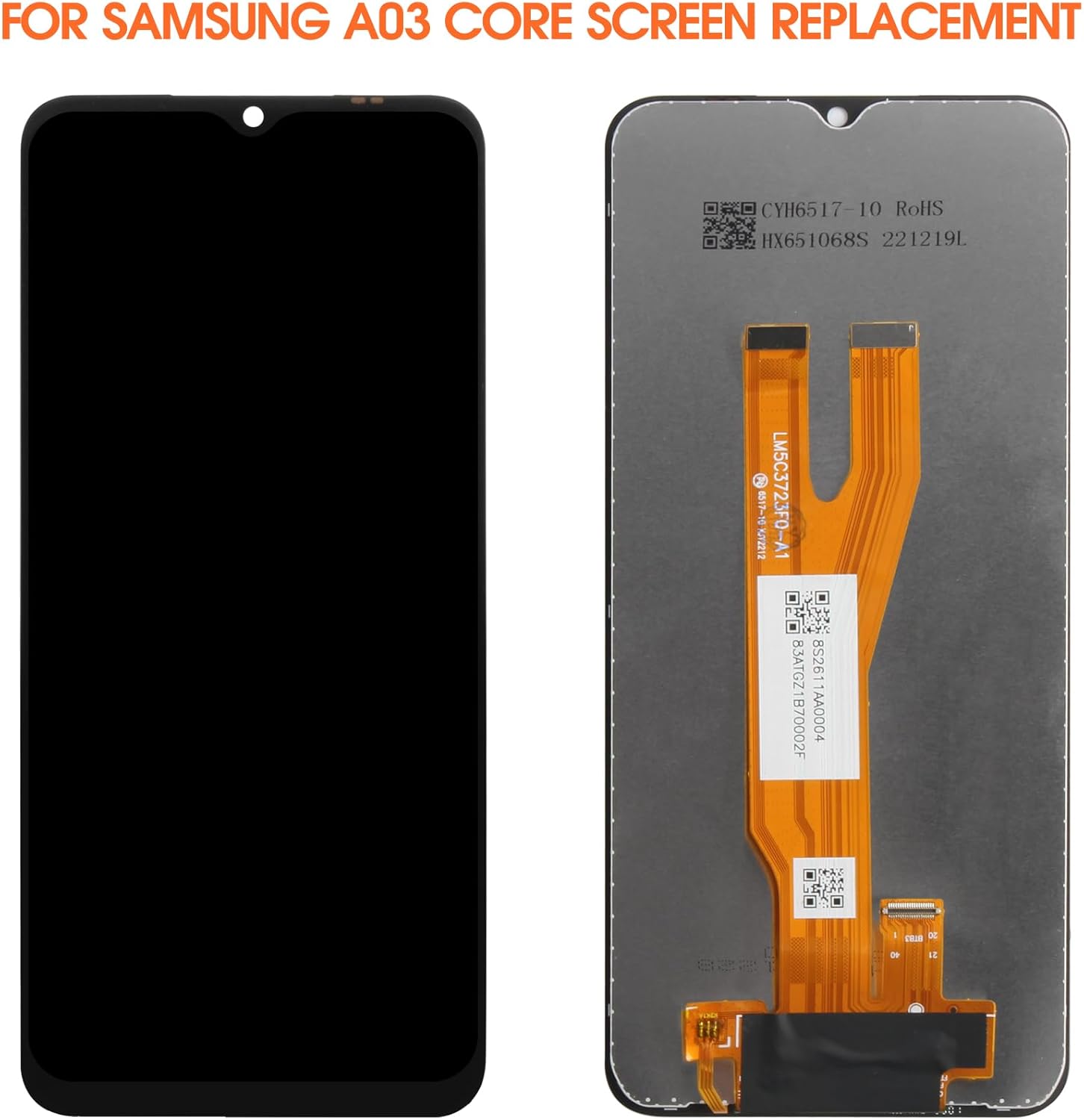 Para Samsung Galaxy A03 Core Reemplazo de pantalla para Diaplay Samsung A03 Core LCD SM-A032FDS SM-A032MDS Pantalla Digitalizador Touch Asamblea