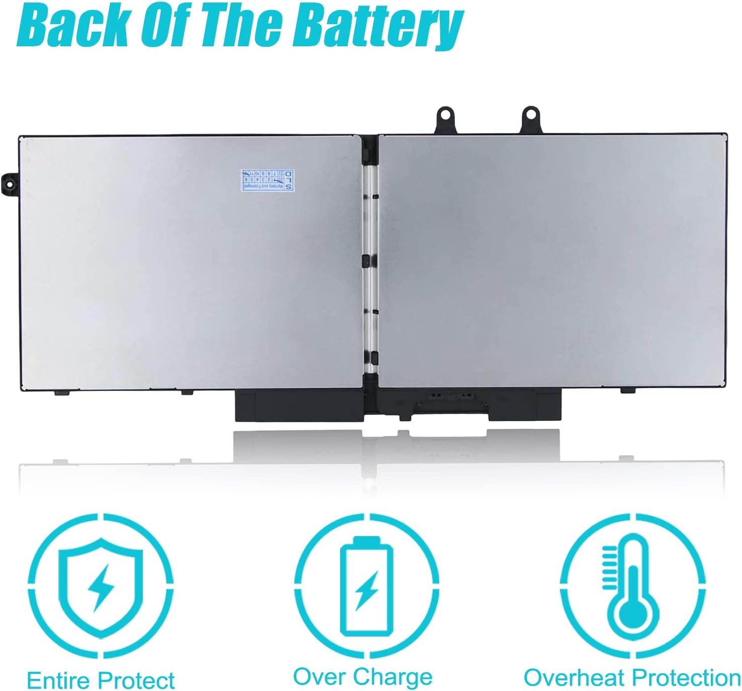 3HWPP – Batería de repuesto para laptop Dell Latitude 5401 5410 5411 5501 5510 5511 Precisión 3541 3551 Inspiron 7706 2 en 1 Inspiron 17 75007506 2