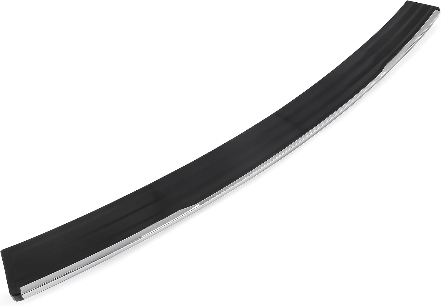 KUAFU Almohadilla de paso de parachoques trasero con tira chapada compatible con Chevy Chevrolet Suburban 3500 HD Tahoe GMC Yukon XL 2015-2020
