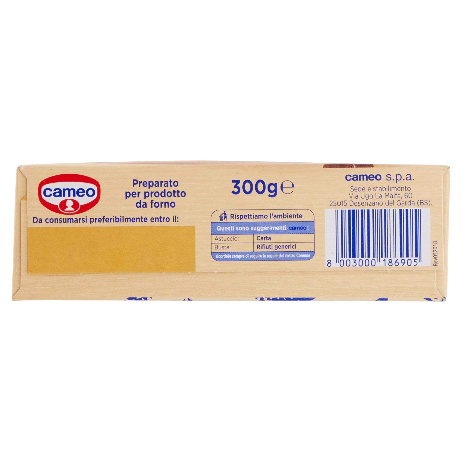 Cameo Galletas Preparadas Mezcla en Polvo 10.58 oz 10.58oz