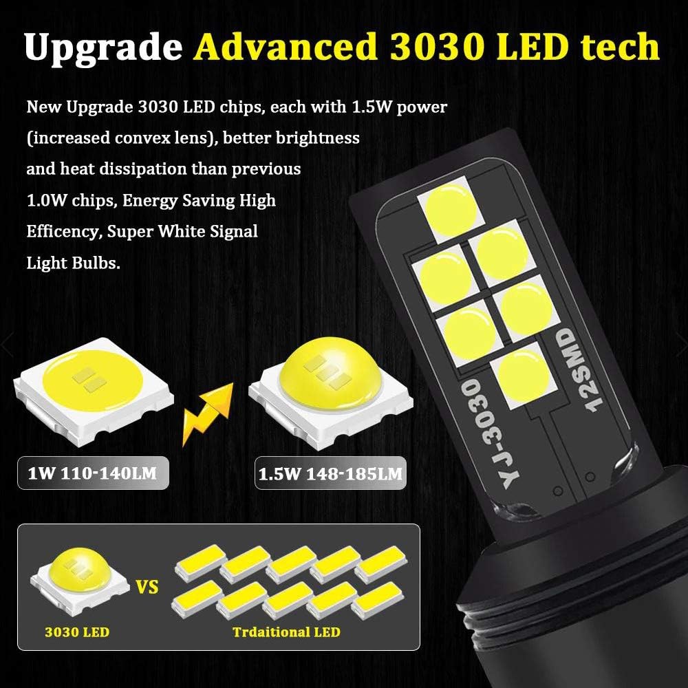SOCAL-LED LIGHTING 1156 BA15s Bombilla LED de señal de giro verde avanzada 3030 SMD brillante colorido DRL lámpara de freno luz trasera