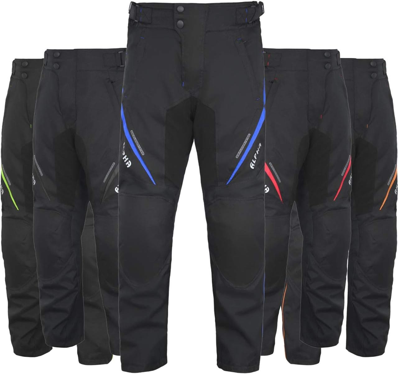 Pantalones de motociclista para hombre para toda estación, sobrepantalón con blindaje impermeable con certificación CE, para motocross, todoterreno,