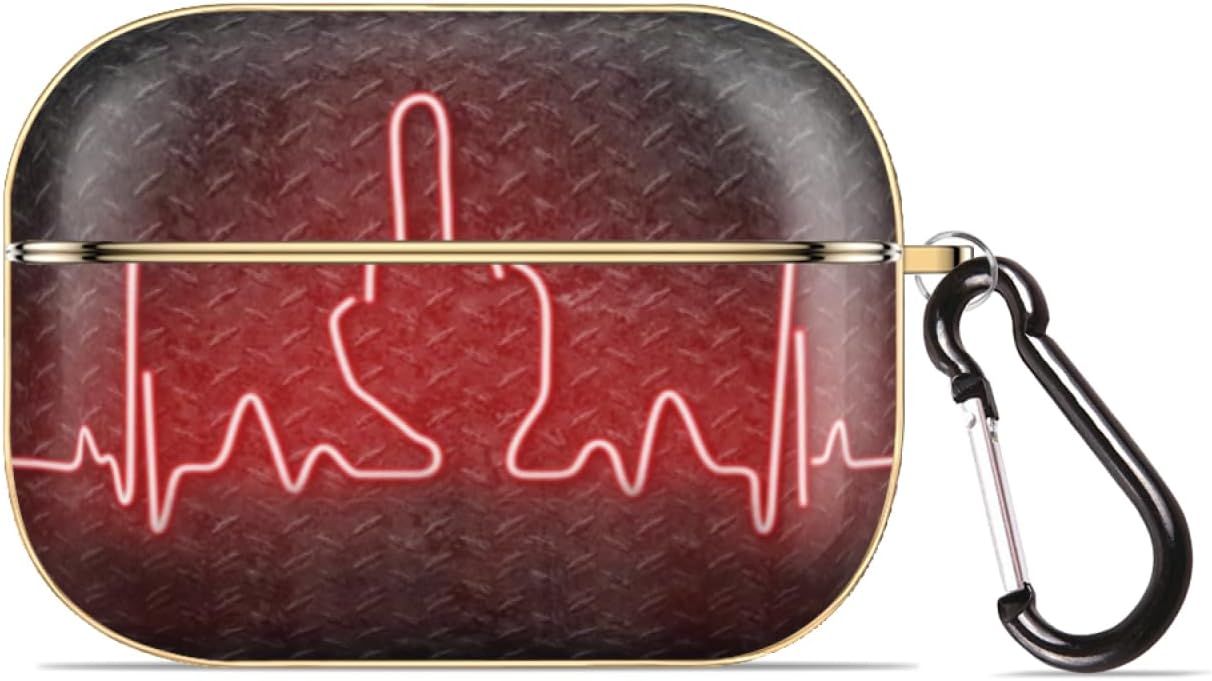 Heartbeat – Funda para AirPods Pro de 2 generación, funda protectora suave que absorbe los golpes para Apple Airpods Pro 2