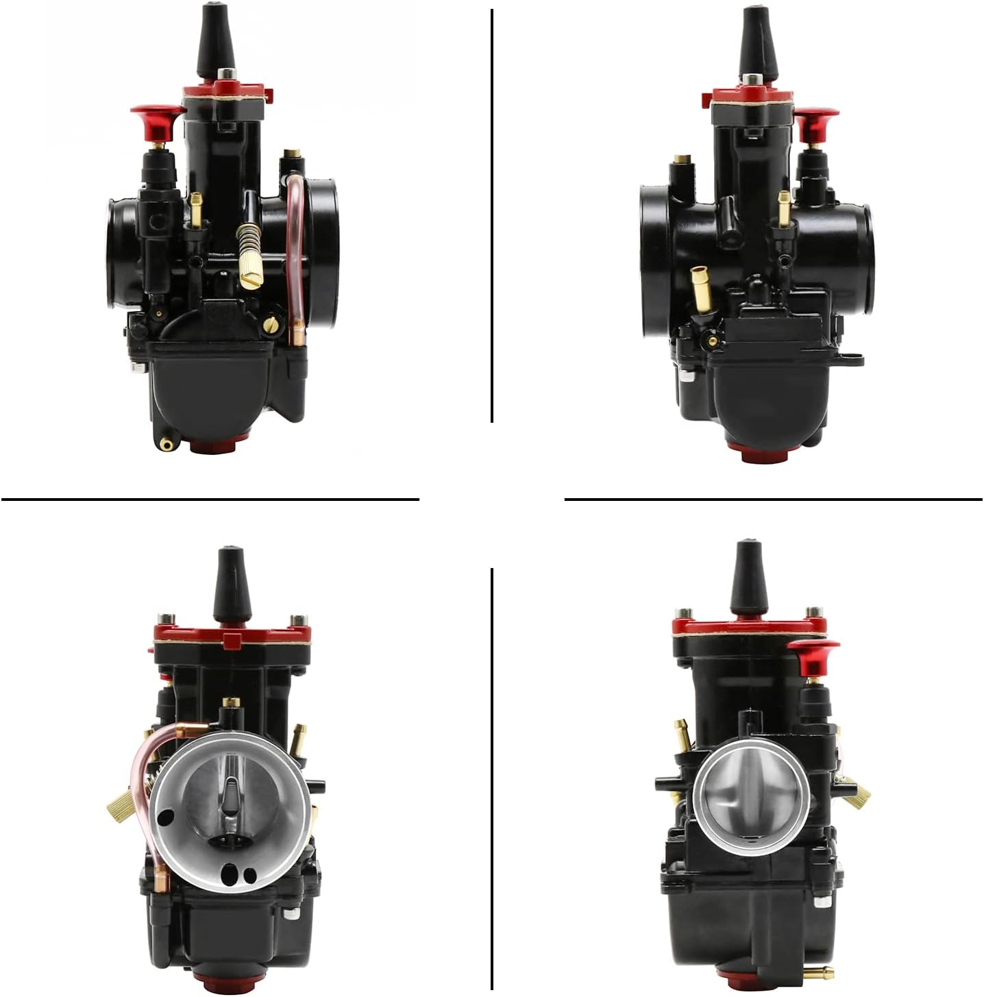 PWK – Carburador de carreras de 1.181 in universal para motor de 100 cc a 160 cc 2T 4T motos scooters Dirt Bike Motocross ATV Quad Off Road (1.181
