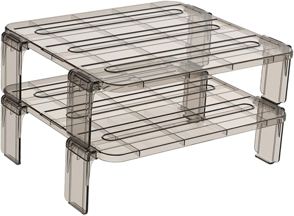 HOMSFOU Estante para refrigerador, suministros de cocina, gabinete, organizador, organizador de cocina, estante de almacenamiento, estantes de