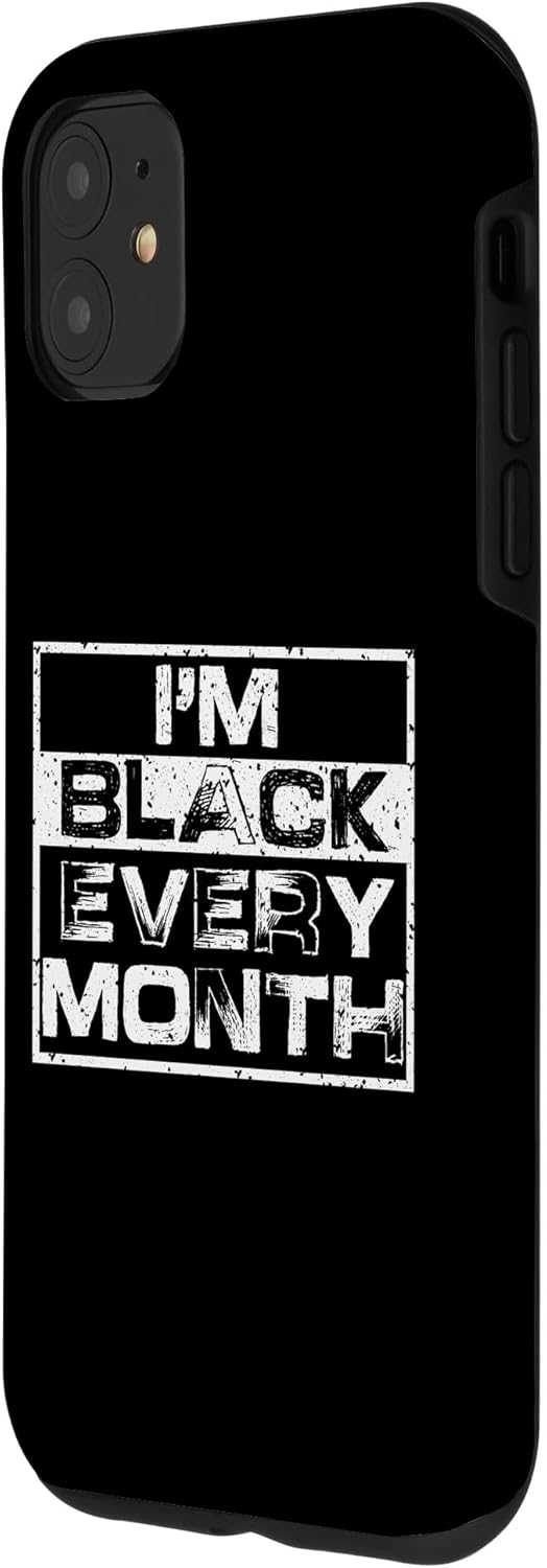 Funda para iPhone 11 I Am Black History Month African American Pride Celebration