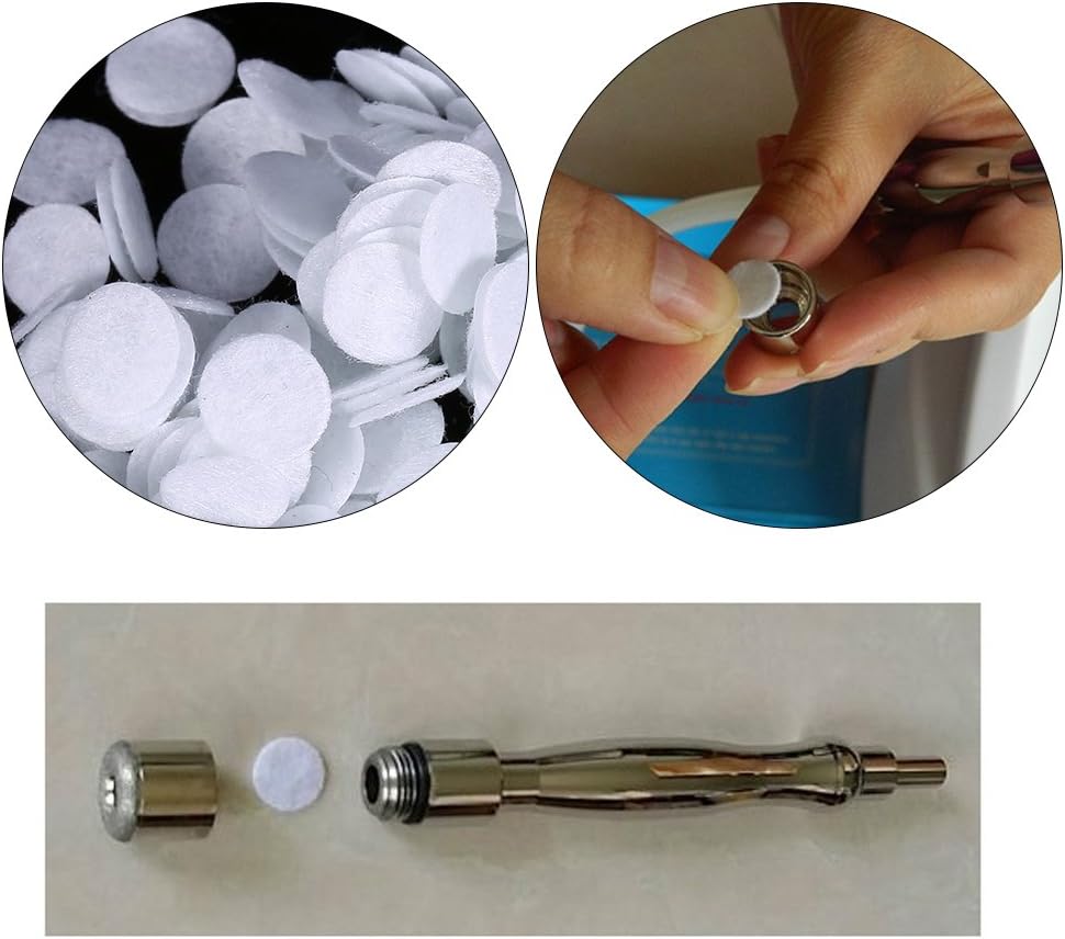 100 filtros de algodón, filtros de algodón opcionales de 7 diámetros diferentes, filtros de repuesto para aspiradora facial, accesorios de esponja