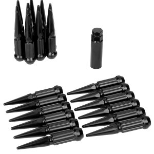 KSP – Tuercas grandes con pinchos de 14 x 1.5 pulgadas, 24 tuercas de dos piezas compatibles con Chevy GMC Jeep Dodge 6 Lug Heavy Duty Off-Road KSP – Tuercas grandes con pinchos de 14 x 1.5 pulgadas, 24 tuercas de dos piezas compatibles con Chevy GMC Jeep Dodge 6 Lug Heavy Duty Off-Road