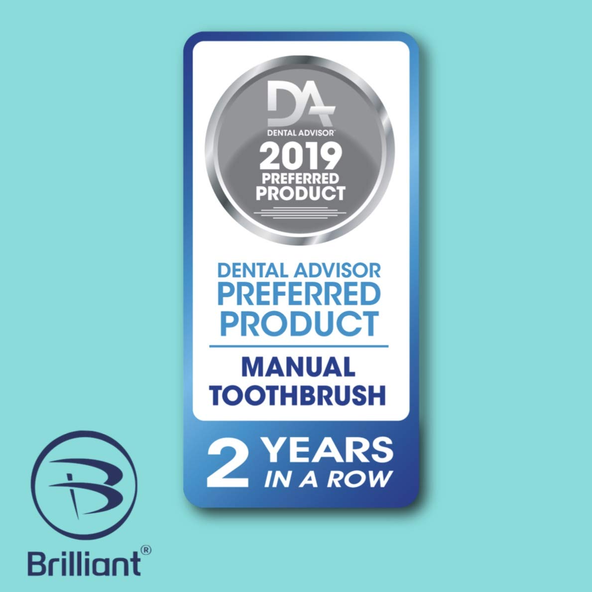 Brilliant Oral Care – Cepillo de dientes para adultos con cerdas suaves, cabeza redonda y limpieza completa para dientes y encías, colores surtidos,